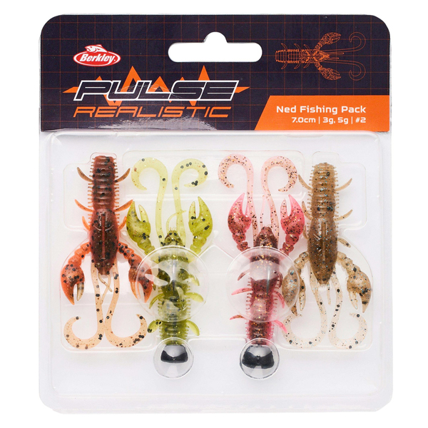 Berkley Ned Fishing Loodvrij Softbait Pack 3/5g