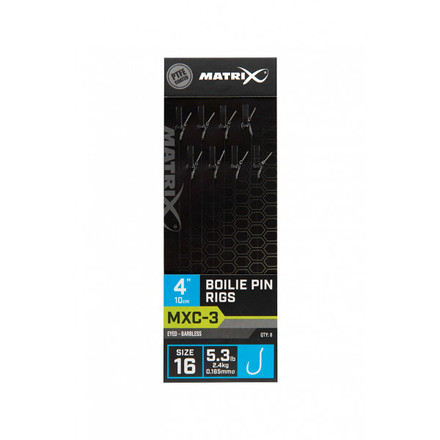 Matrix MXC-3 Boilie Pin 4" (10cm) Barbless (8pcs)
