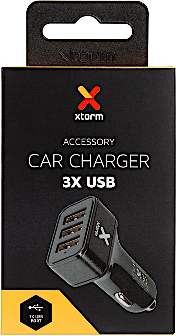 Xtorm Car Charger 3x USB 36W Black