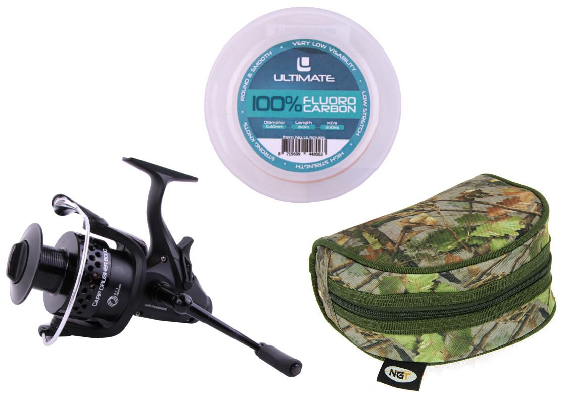 Ultimate Carp Crusher + Fluorocarbon + Reel Case