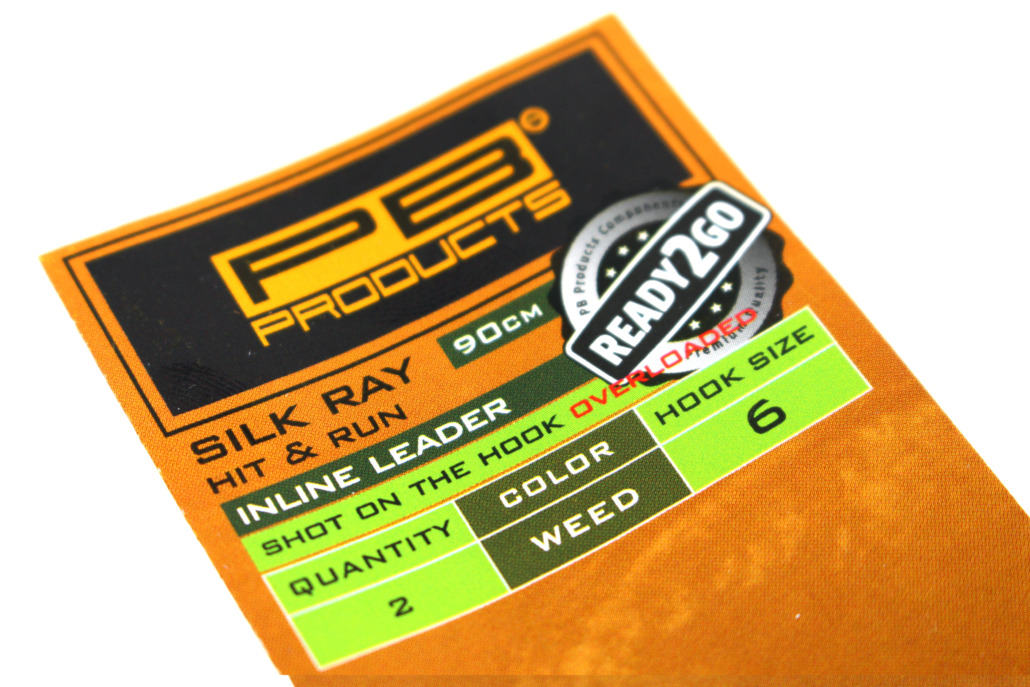 PB Products R2G Inline SR Leader 90 / Shot on the Hook Overloaded Rig (90cm) (2 Stuks)