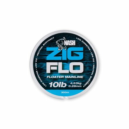 Nash Zig Flo Karper Onderlijnmateriaal 10lb (300m)