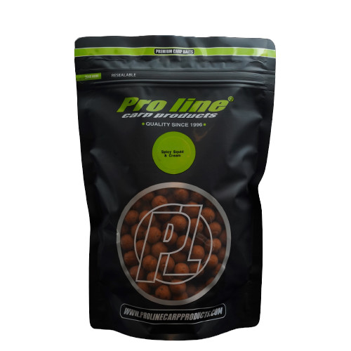 Pro Line Readymades Spicy Squid & Cream Boilies 15mm (1kg)