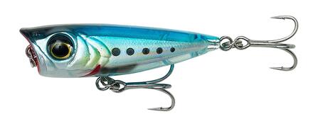 Savage Gear Micro Popper Oppervlakte Kunstaas Ghost Sardine 5.5cm (5.4g)