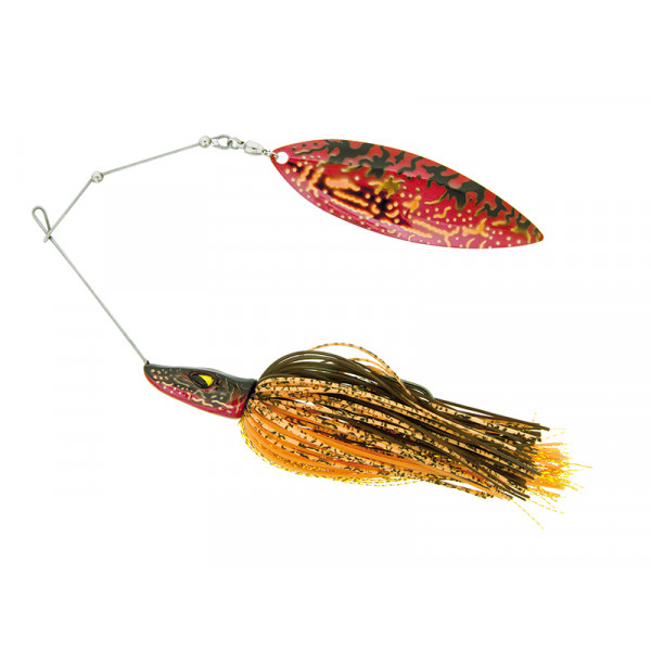 Molix Pike Spinnerbait Single Willow Red Tiger (28g)