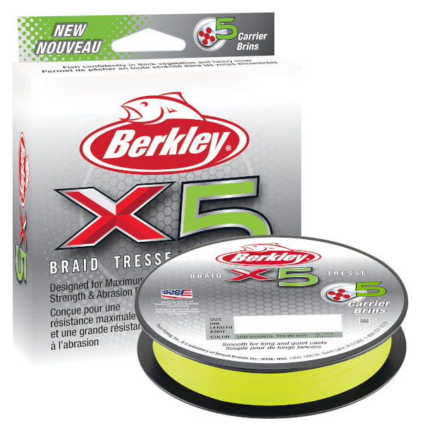 Berkley X5 Braid Flame Green 150m