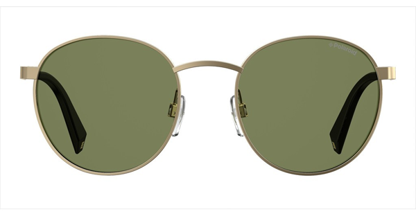 Polaroid PLD 2053/S Sunglasses Gold Frame/Green Glasses