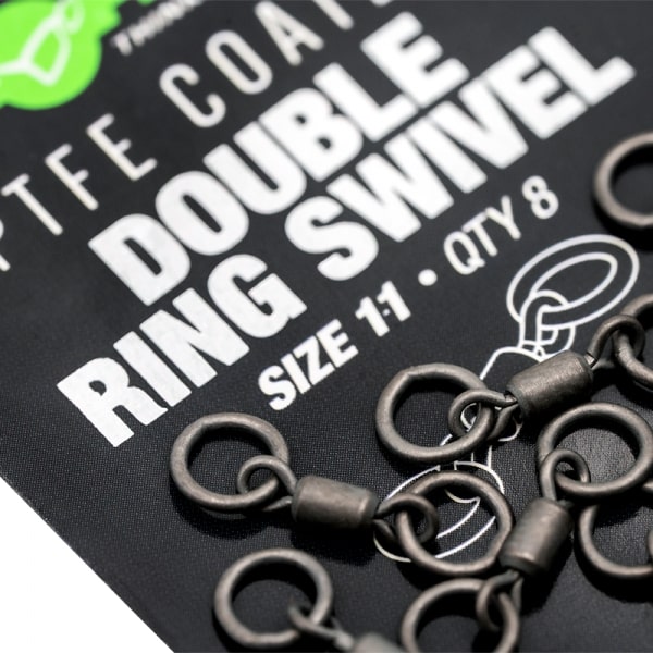 Korda PTFE Double Ring Swivel Size 11 (8 stuks)