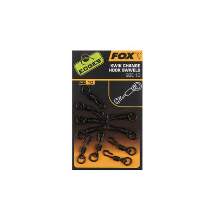 Fox Edges Kwik Change Heli Swivels Size 10 (10 stuks)