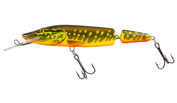 Salmo Jointed Pike Deep Runner Plug 11cm (14g) - Hot Pike