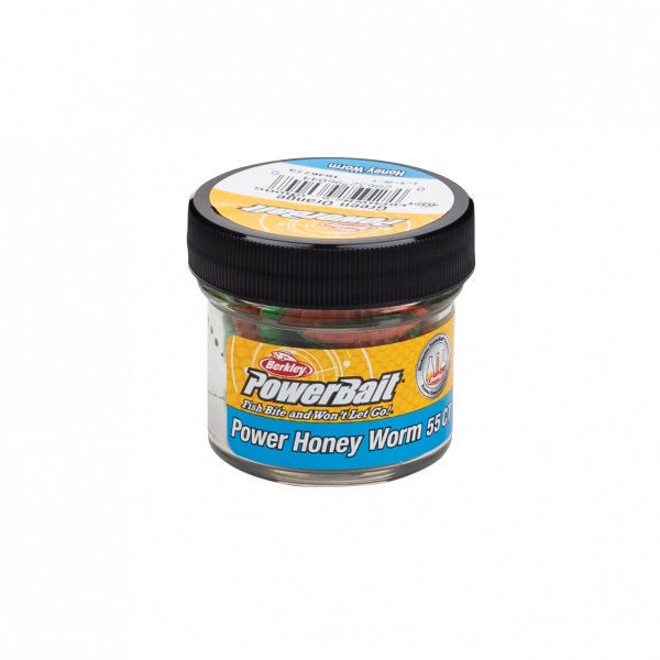 Berkley Power Honey Worms Green Orange (2,5cm) (55 stuks)
