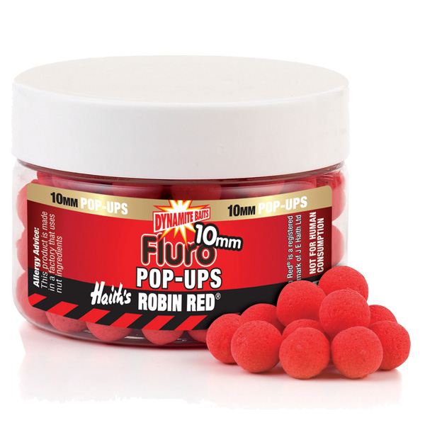 Dynamite Fluro Pop-ups 10mm 'Robin Red'