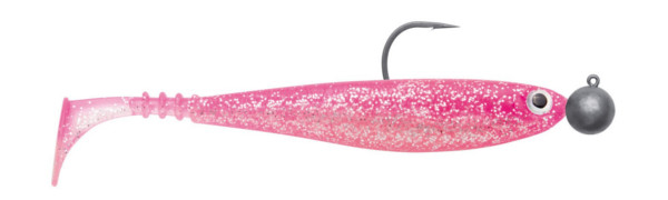 Jackson Zanderbait Rigged Pink Glitter 14cm (14g) (2 stuks)