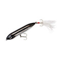 Heddon Feathered Super Spook Jr - BLK Shiner