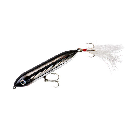 Heddon Feather Dressed Super Spook Black Shiner 9cm (14g)