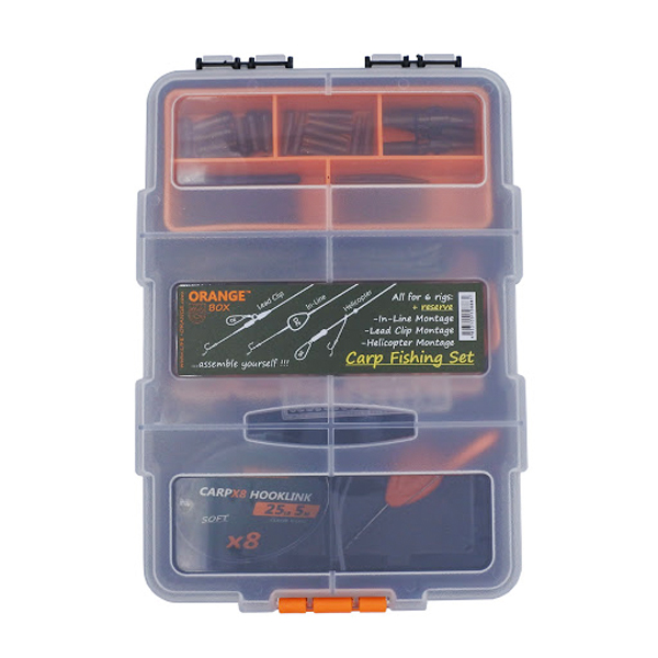 Life Orange Carp Fishing Set (90+ stuks)