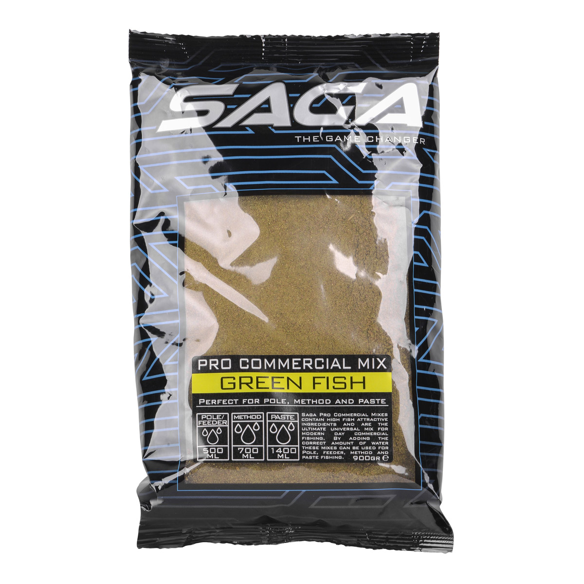 Saga Pro Commercial Mix Green Fish (900g)