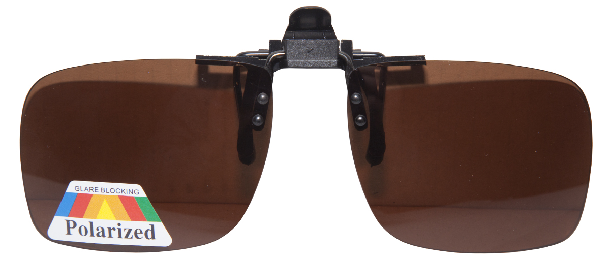 Ultimate Clip On Sunglasses Brown