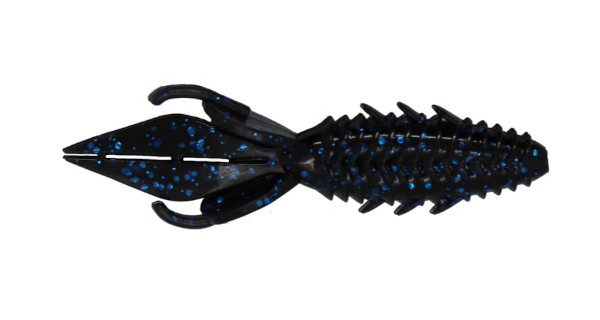 X Zone Adrenaline Bug Jr. Black Blue Flake 9cm (8 stuks)