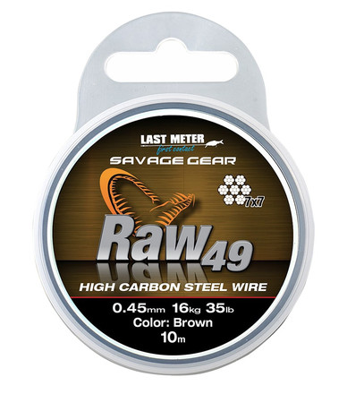Savage Gear Raw 49 Steel Wire (10m)