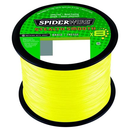Spiderwire Stealth Smooth 8 Hi-Vis Yellow Gevlochten Lijn (2000m)