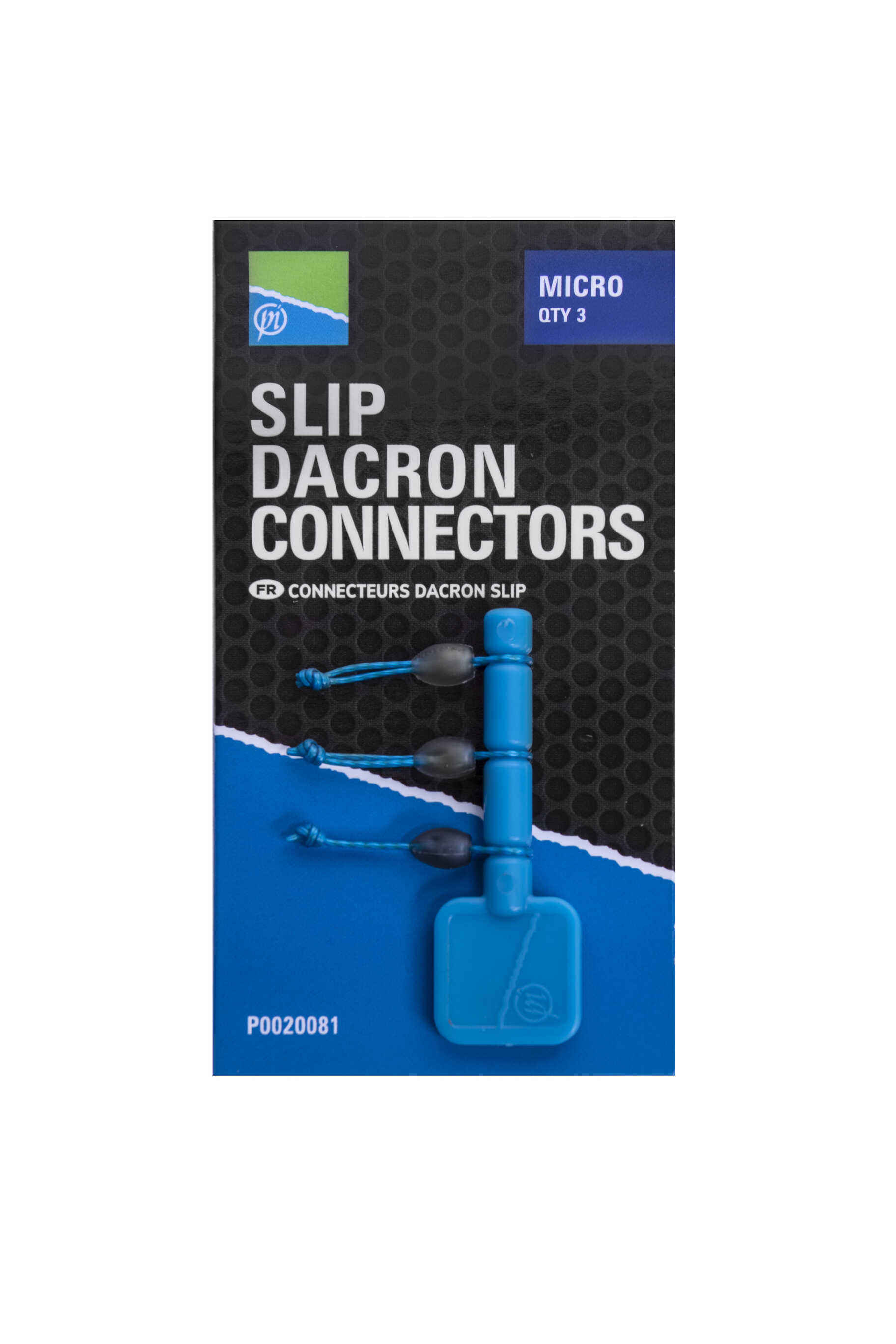 Preston Slip Dacron Elastiek Connector (3 pcs)