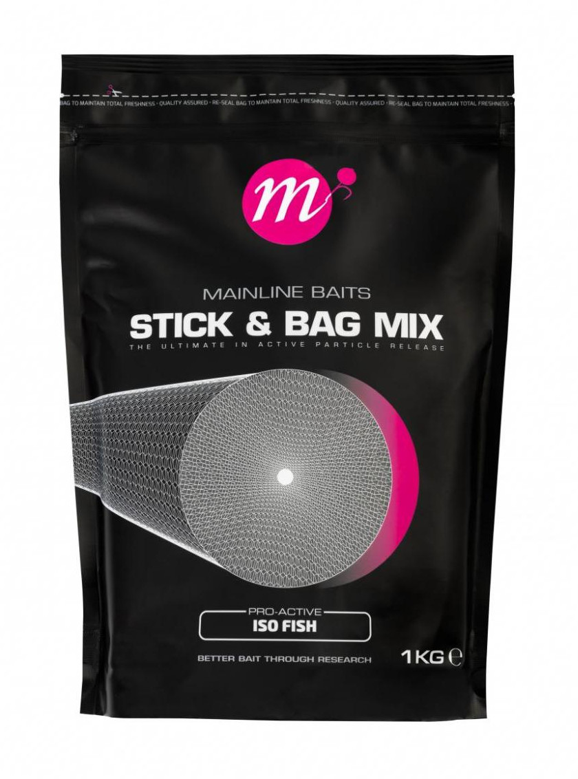 Mainline Pro-Active Bag & Stick Mix ISO Fish (1kg)