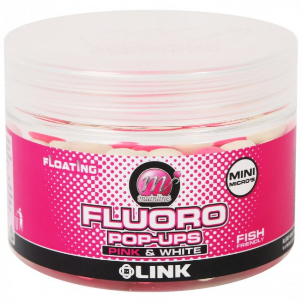 Mainline The Link Pop-Ups Fluo Pink & White (15mm)