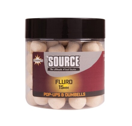 Dynamite Baits The Source White Fluoro Pop-Ups (20mm)