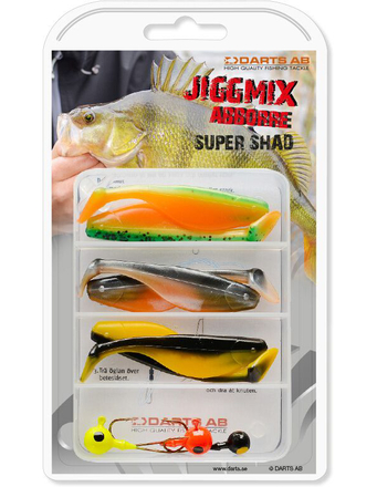 Darts Jiggmix Super Shad met softbaits en jigheads!