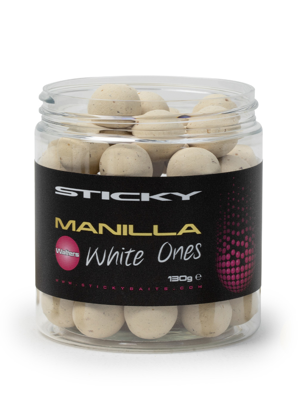 Sticky Baits Manilla White Ones Wafters 16mm (130g)