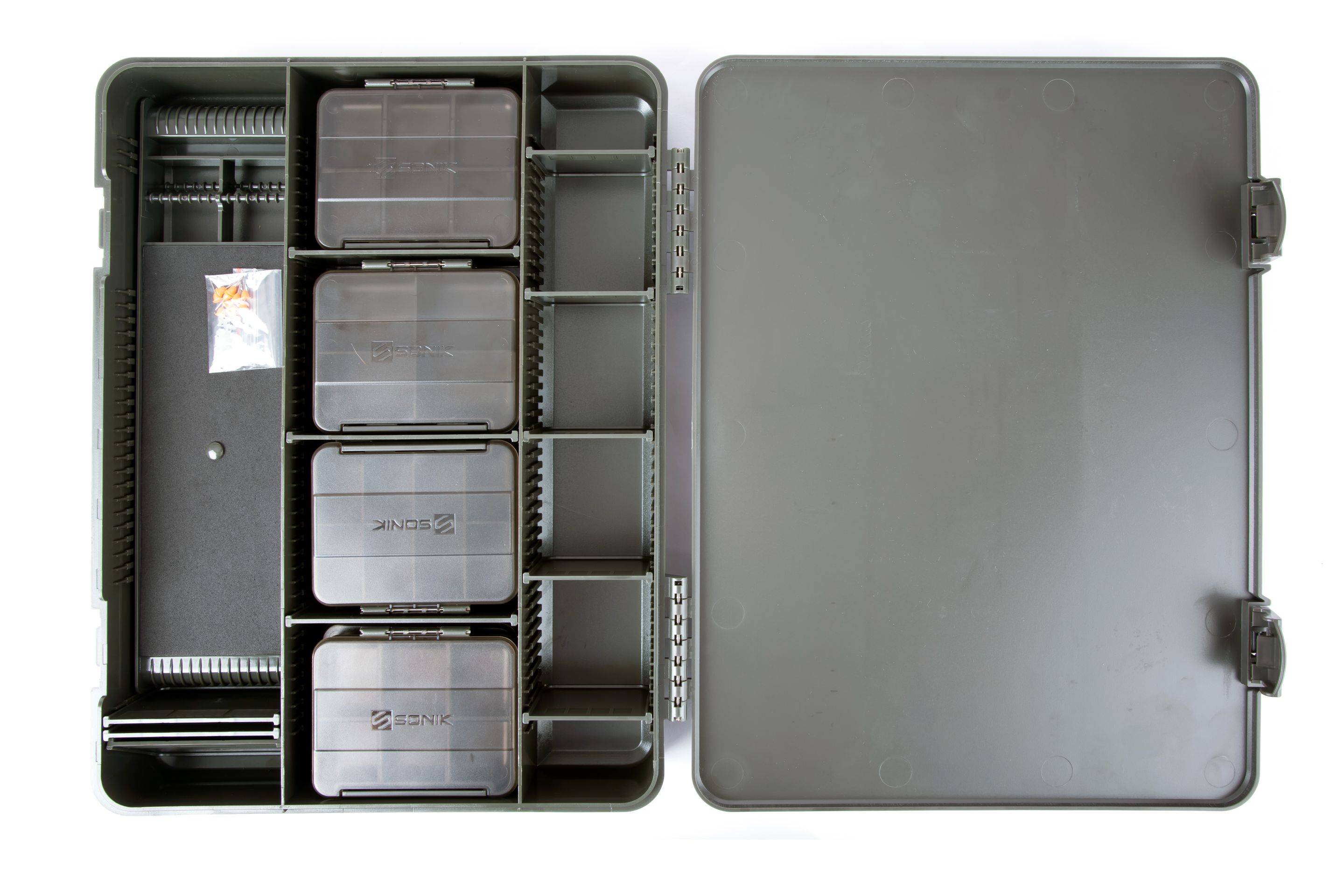 Sonik Lockbox Large Loaded Tacklebox (Incl. 8 Doosjes + Rigboard)