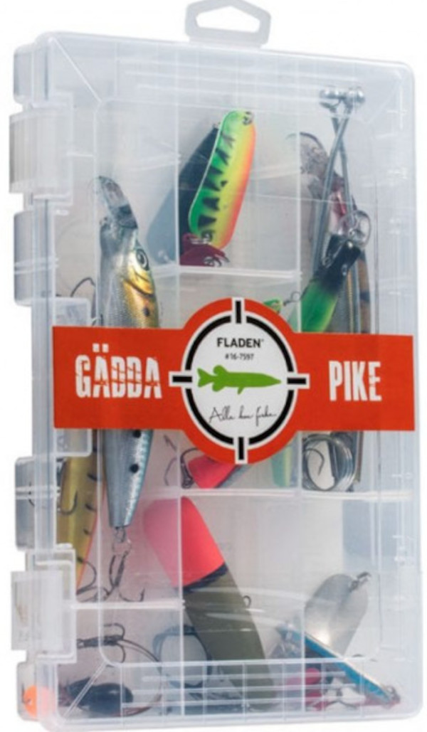 Fladen Target Pike Box with lures and accessories