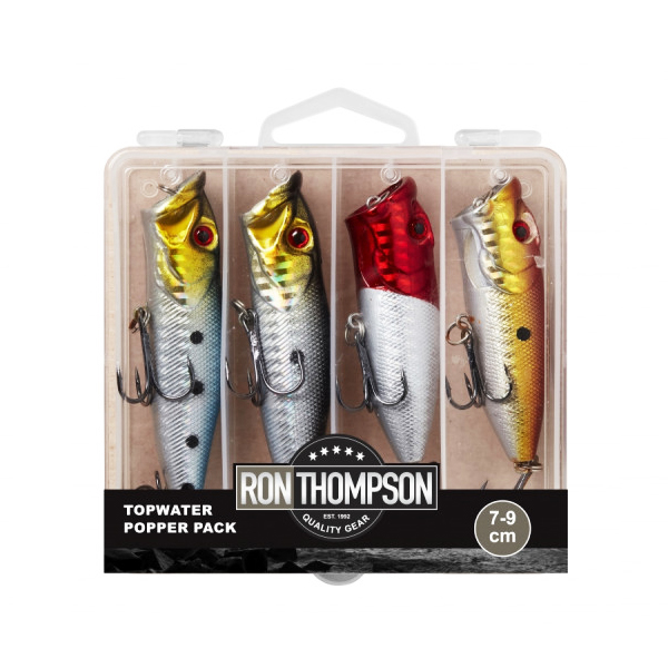 Ron Thompson Topwater Popper Pack Inc. Box 7-9cm (11-13g)
