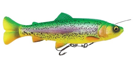 Savage Gear 4D Line Thru Pulsetail Trout 20cm, 102gr, Fire Trout