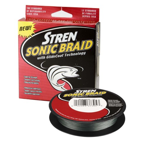 Stren Sonic Braid Lo Vis Green 0,35mm (270m)