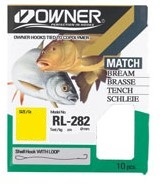 Owner RL282 MatchSchle Witvis Onderlijnen (10 stuks) (70cm)
