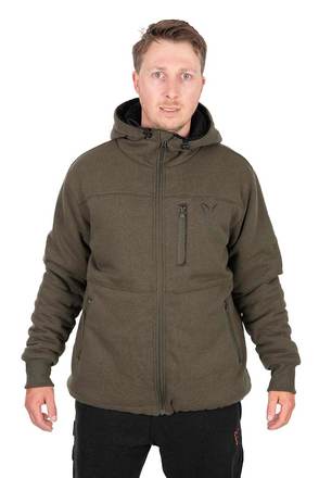 Fox Collection Sherpa Jas Green/Black