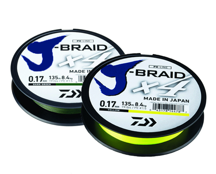 Daiwa J-Braid X4E - 135 meter