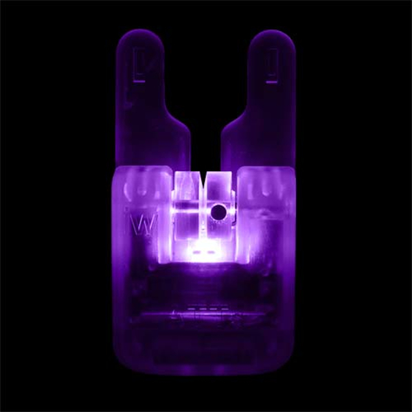 Gardner ATTs Crystal Illuminated Wheel Bite Alarm Purple