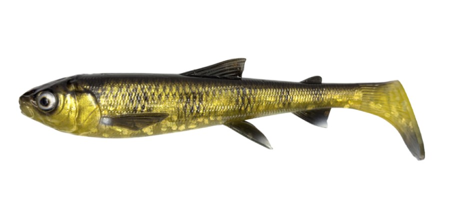 Savage Gear 3D Whitefish Shad 23cm (94g) Black Gold Glitter