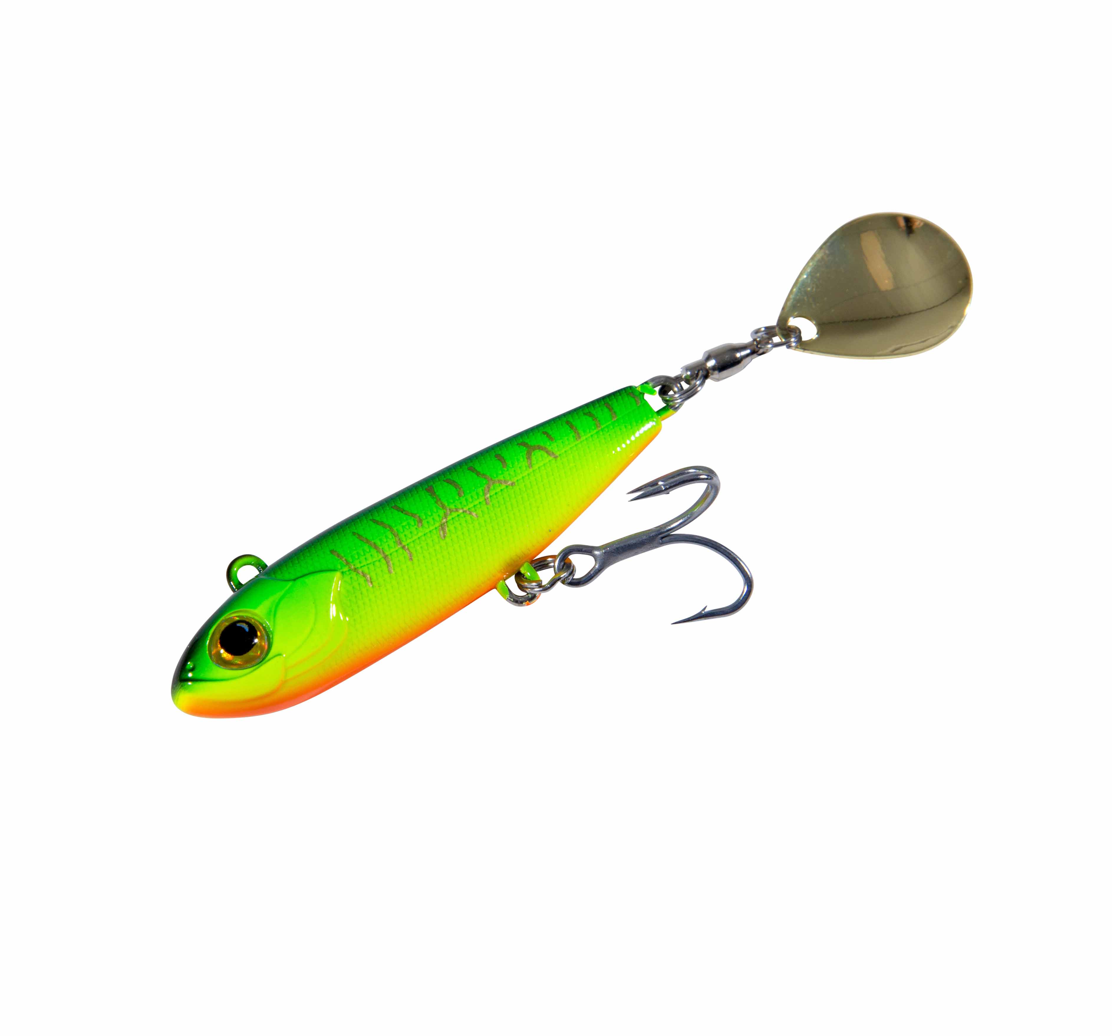 Ultimate X-Tail Jig Spinner 5.4cm (15g) - Chartreuse Tiger