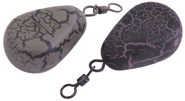 Ultimate Camo Flat Pear Swivel Lead - 2 stuks