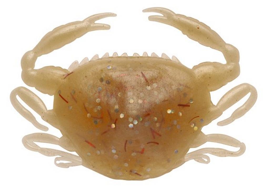 Berkley Gulp! Saltwater Peeler Crab 2in Shad (5 Stuks) - Amber Glow