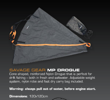 Savage Gear MP Drogue L Driftzak 120cm x 120cm