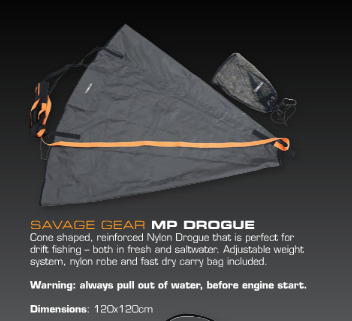 Savage Gear MP Drogue L Driftzak 120cm x 120cm