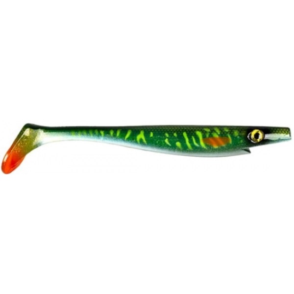 Strike Pro Pig Shad 23cm 90g - MN03 Green Motoroil Pike