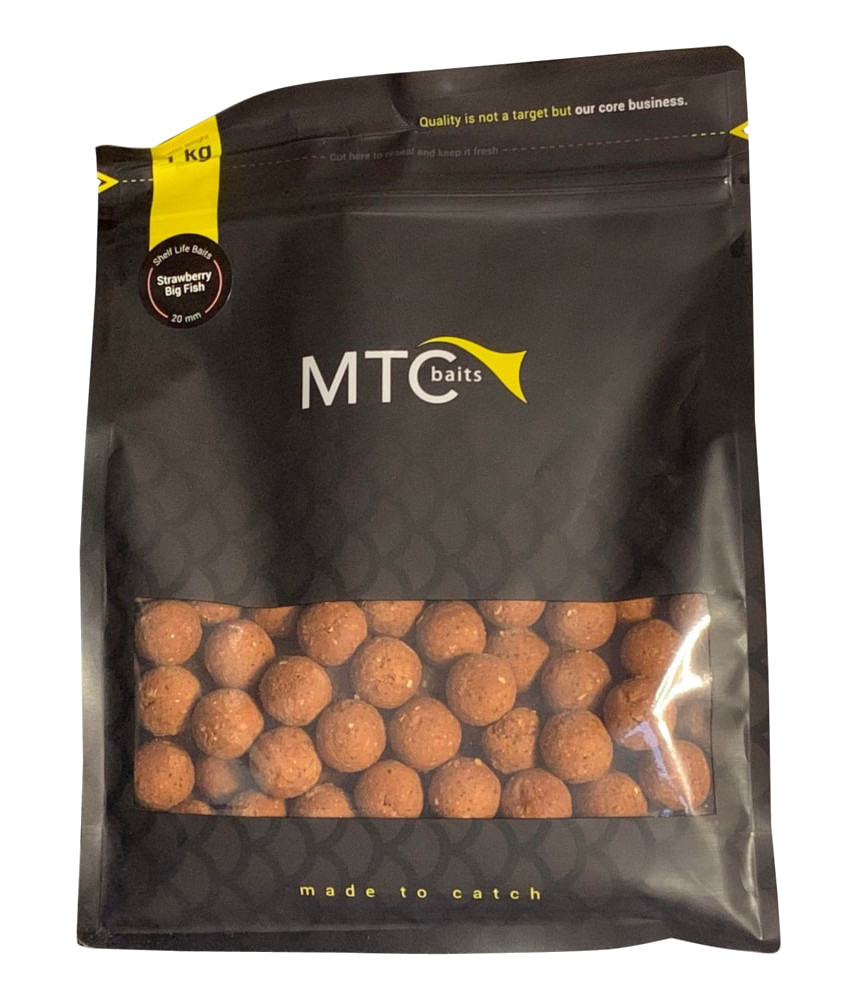 MTC Baits Boilies Strawberry Big Fish 24mm (1kg)