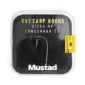 Mustad Long Shank 40 Carp Hooks Pack Karperhaken (6 packages + Multi Box)