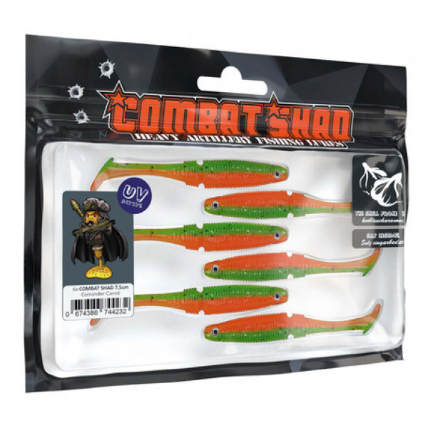 Combat Shad Commander Carrot 7,5cm (6 stuks)